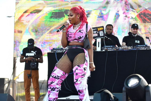 Megan Thee Stallion performs onstage during the 92.3 Real Street Festival