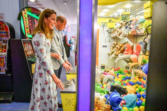 Kate Middleton and Prince William in wales