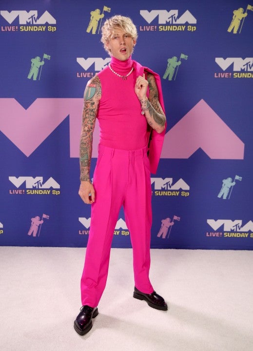 Machine Gun Kelly attends the 2020 MTV Video Music Awards, broadcast on Sunday, August 30th 2020.