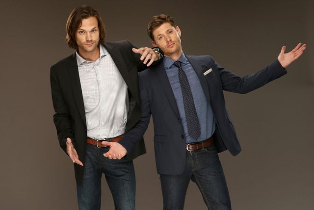 Jared Padalecki and Jensen Ackles at the CW and Showtime's 2014 Summer TCA Tour