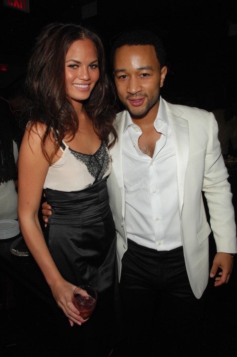 Chrissy Teigen and John Legend in 2007