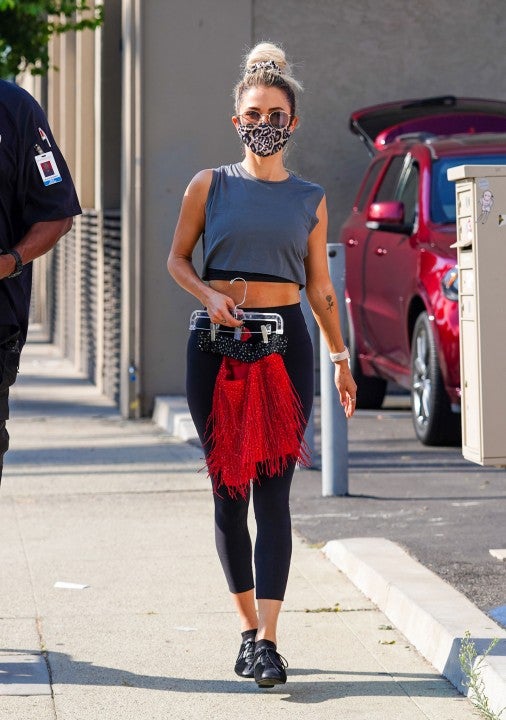 Kaitlyn Bristowe at dwts practice