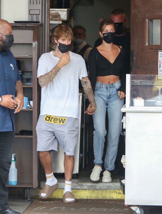 Justin and Hailey Bieber on sept 8