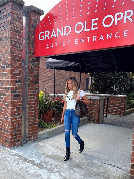 Carly Pearce at the Grand Ole Opry