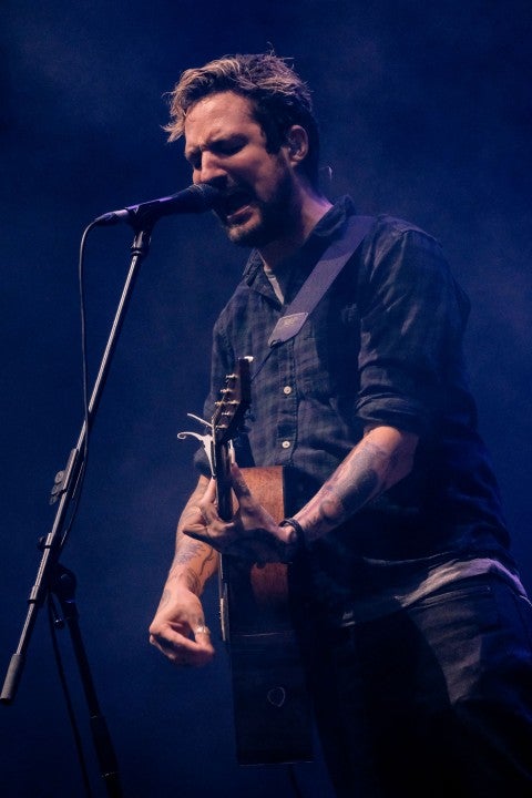 Frank Turner performs in england