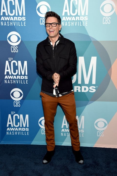 Bobby Bones attends the 55th Academy of Country Music Awards at the Grand Ole Opry on September 16, 2020 in Nashville, Tennessee. The ACM Awards airs on September 16, 2020 with some live and some prerecorded segments.