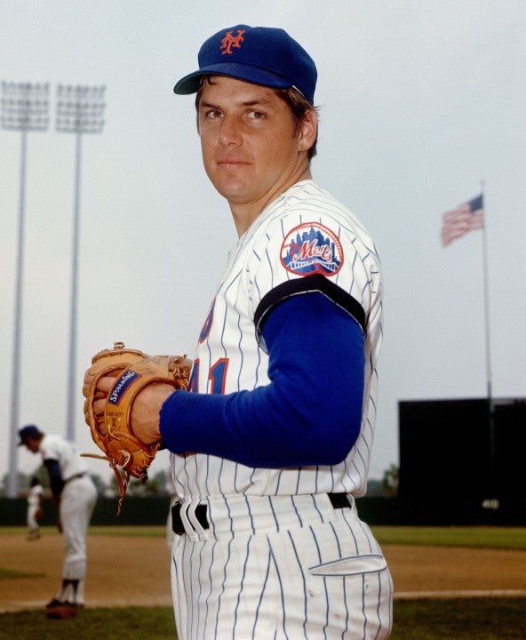 Tom Seaver of the New York Mets poses for a portrait circa 1970