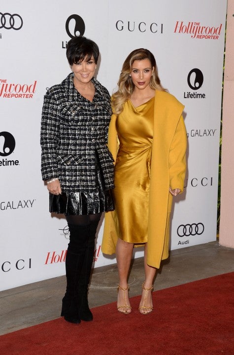Kris Jenner and Kim Kardashian at at The Hollywood Reporter's 22nd Annual Women In Entertainment Breakfast at Beverly Hills Hotel 