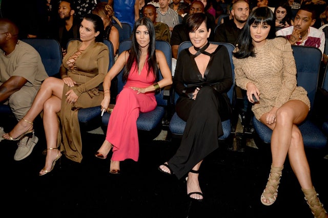kardashian and jenner at 2015 MTV Video Music Awards 