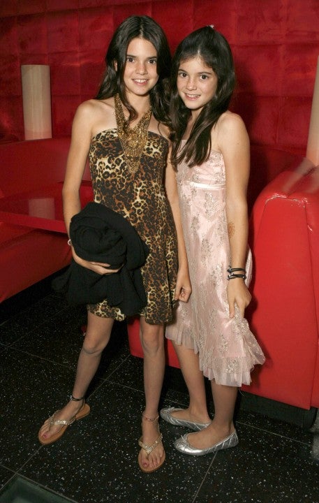 kendall and kylie jenner at kuwtk viewing party in 2007