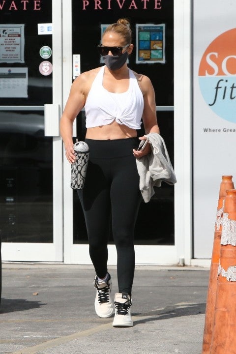 Jennifer Lopez Miami Gym 