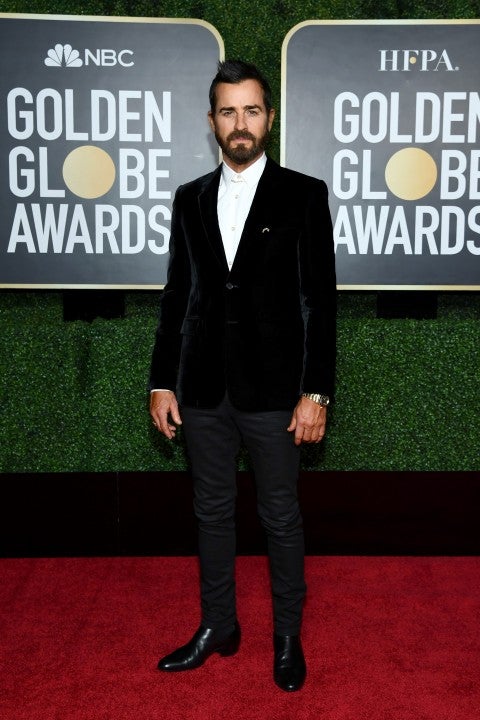 Justin Theroux at the 2021 Golden Globe Awards