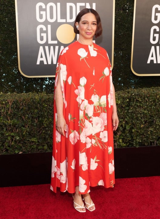 Maya Rudolph at the 2021 Golden Globe Awards