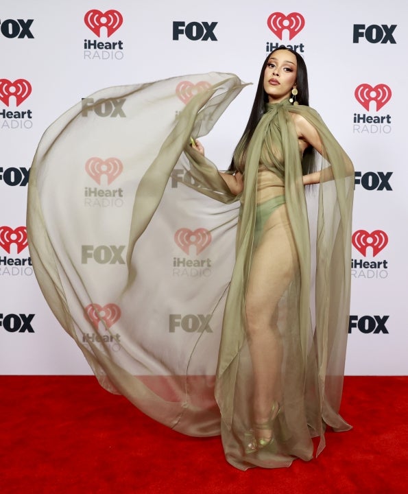 Doja Cat attends the 2021 iHeartRadio Music Awards at The Dolby Theatre in Los Angeles, California, which was broadcast live on FOX on May 27, 2021.