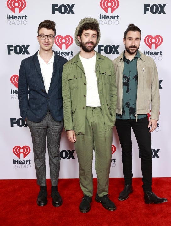 Ryan Met, Jack Met, and Adam Met of music group AJR attend the 2021 iHeartRadio Music Awards at The Dolby Theatre in Los Angeles, California, which was broadcast live on FOX on May 27, 2021.