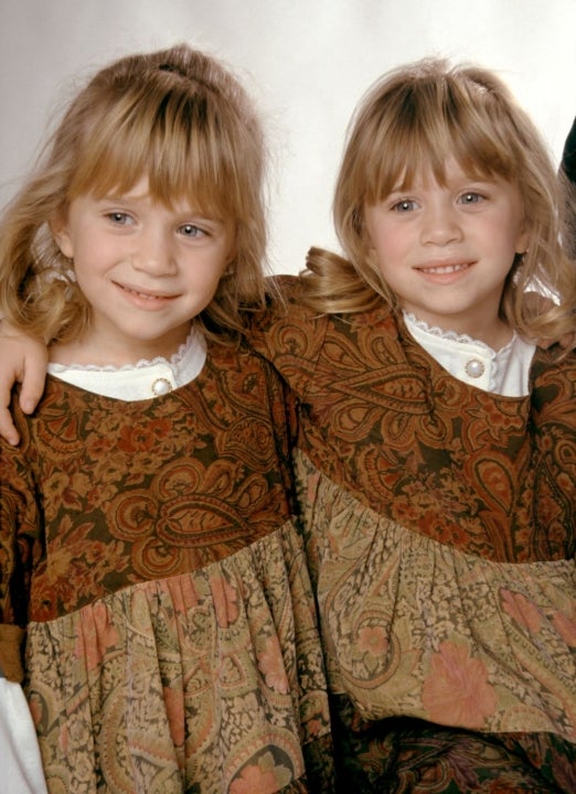 Mary-Kate and Ashley Olsen Then