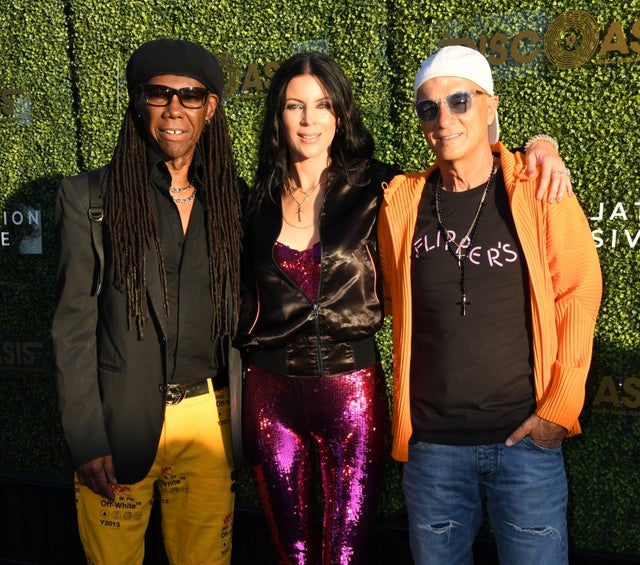 Nile Rodgers, Liberty Ross and Jimmy Iovine