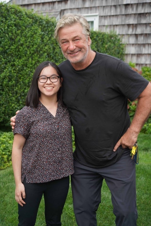 Lily Hevesh and Alec Baldwin