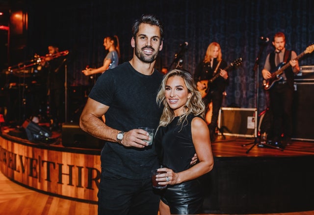 Jessie James and Eric Decker at The Twelve Thirty Club opening