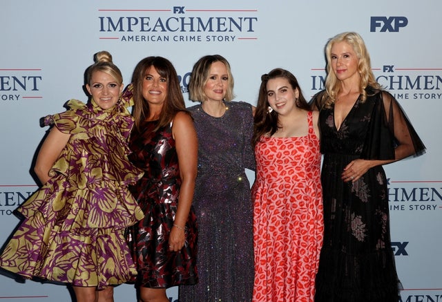 Annaleigh Ashford, Monica Lewinsky, Sarah Paulson, Beanie Feldstein and Mira Sorvino