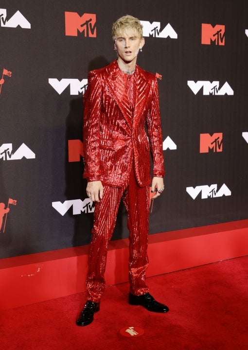 Machine Gun Kelly at the 2021 MTV Video Music Awards