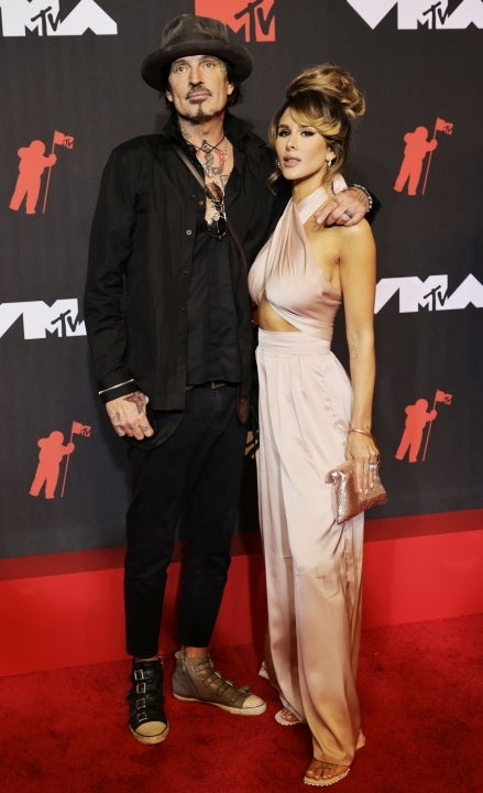 Tommy Lee and Brittany Furlan at the 2021 MTV Video Music Awards 
