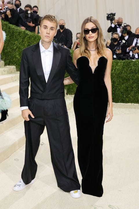 Justin Beiber and Hailey Bieber at The 2021 Met Gala 