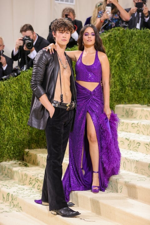 Shawn Mendes and Camila Cabello at 2021 met gala