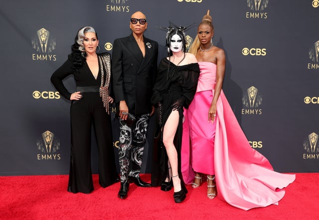 Michelle Visage, RuPaul, Gottmik and Symone at 2021 emmys