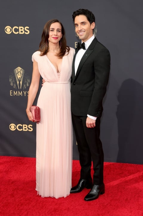 Lucia Aniello and Paul W. Downs at 2021 emmys
