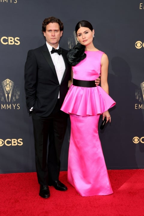 Steven Pasquale and Phillipa Soo at 2021 emmys
