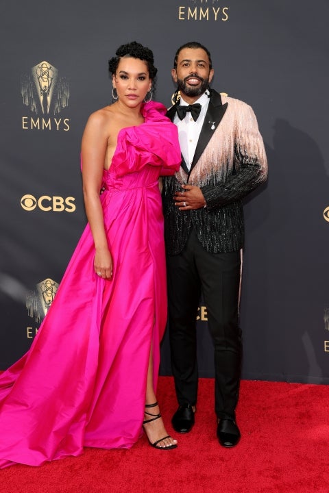 Emmy Raver-Lampman and Daveed Diggs at 2021 emmys
