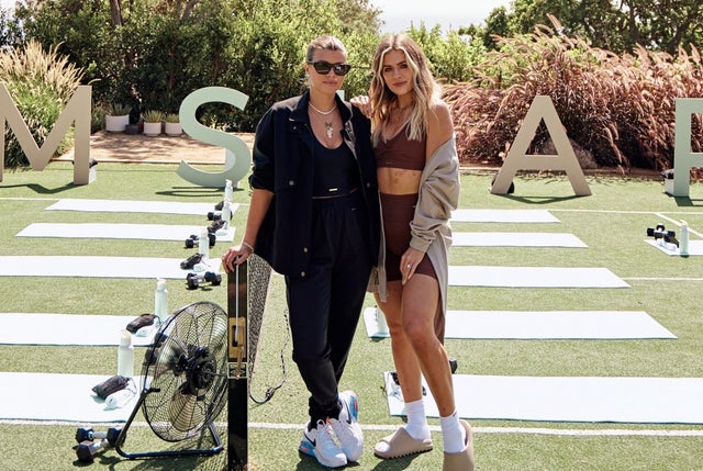Sofia Richie and Whitney Simmons at gymshark retreat