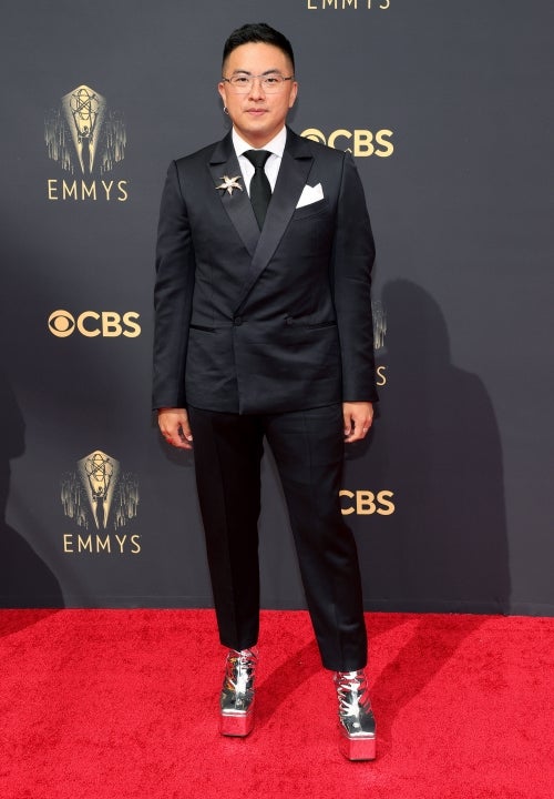 Bowen Yang at the 73rd Primetime Emmy Awards