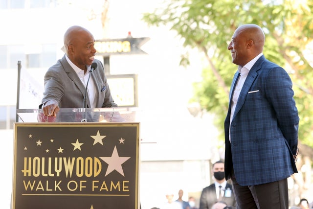 Kevin Frazier and Byron Allen