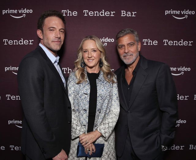 Ben Affleck, Jennifer Salke and George Clooney 