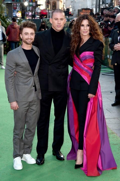 Daniel Radcliffe, Sandra Bullock and Channing Tatum