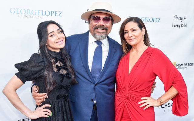 Aimee Garcia, George Lopez and Constance Marie