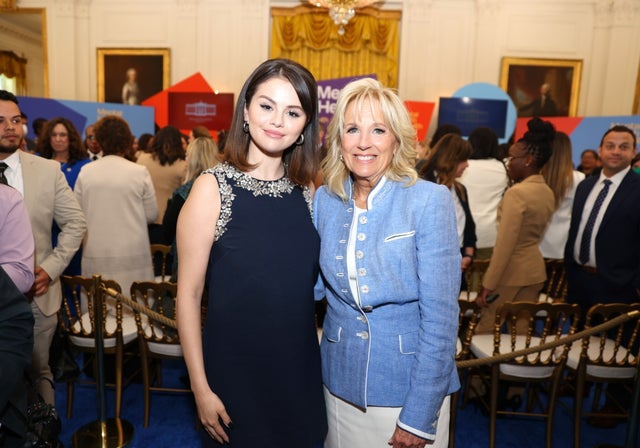 Selena Gomez and Dr. Jill Biden