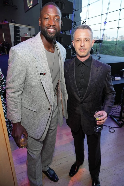 Dwyane Wade and Jeremy Strong