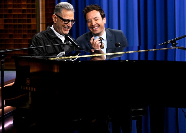 Jeff Goldblum and Jimmy Fallon