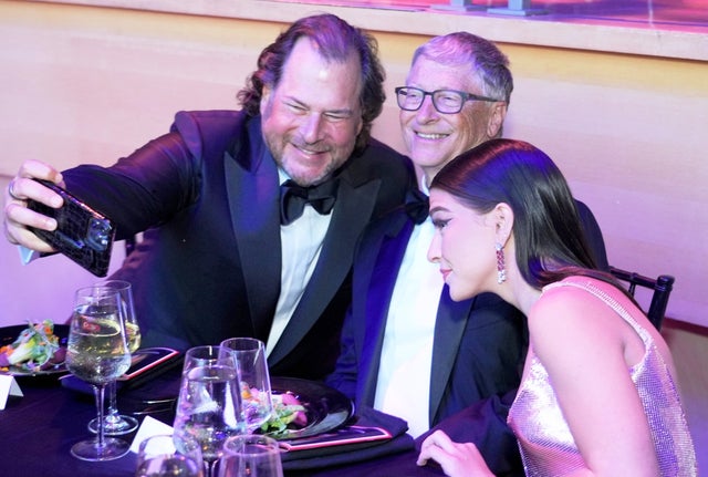 Marc Benioff, Bill Gates and Phoebe Gates