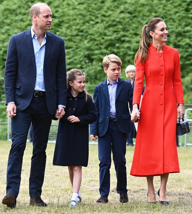 Prince William, Kate Middleton, Prince George and Princess Charlotte