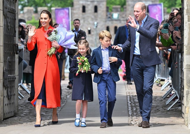 Prince William, Kate Middleton, Prince George and Princess Charlotte
