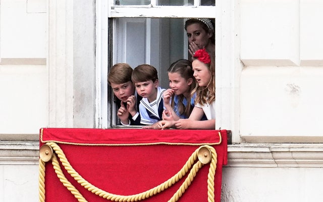 Princess Beatrice, Prince George, Princess Charlotte and Prince Louis