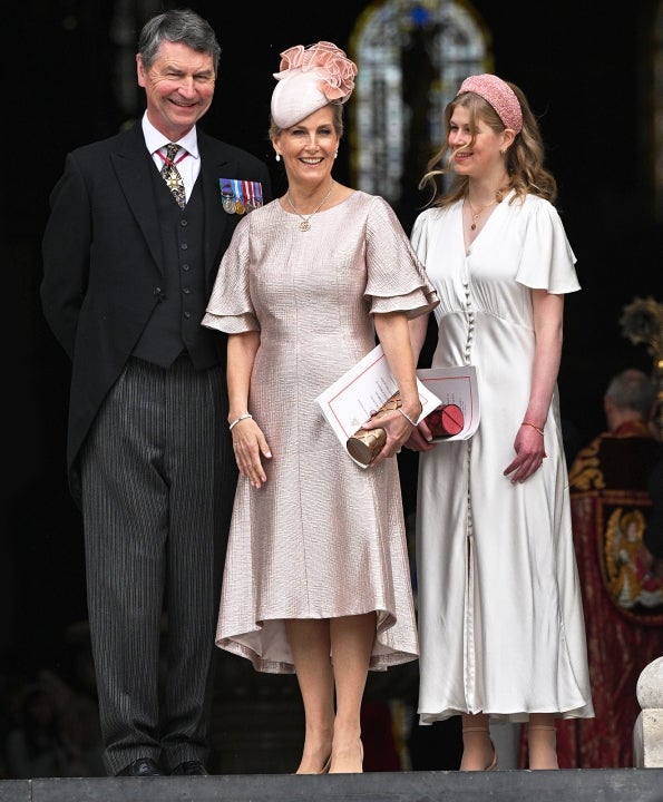 Timothy Laurence, Sophie and Lady Louise Windsor