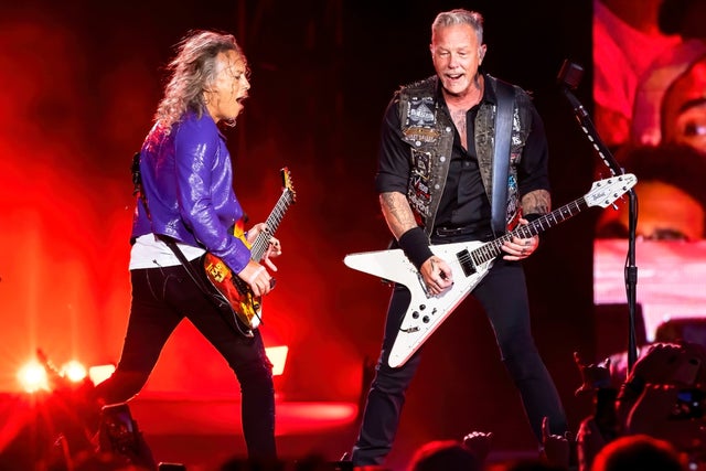 Kirk Hammett and James Hetfield Metallica