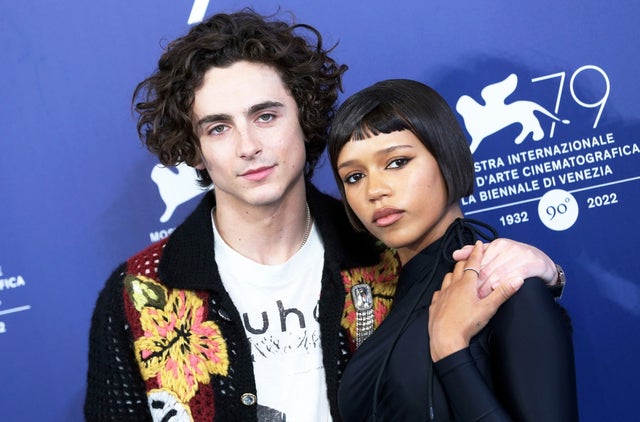 Timothee Chalamet and Taylor Russell