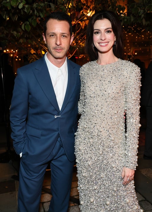 Jeremy Strong and Anne Hathaway