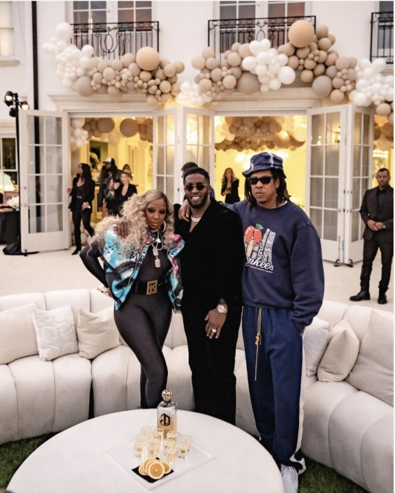 Sean “Diddy” Combs, Mary J. Blige and Jay-Z 